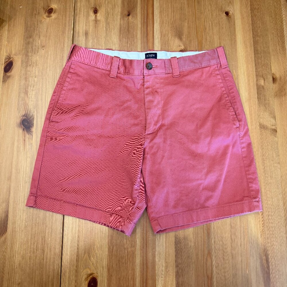 JCrew 7" inseam chino shorts